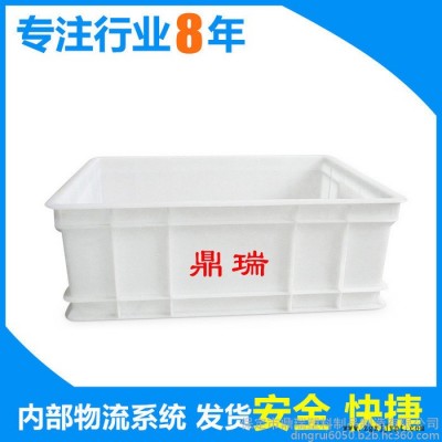 安徽鼎瑞物料周轉(zhuǎn)箱 /周轉(zhuǎn)箱廠家/藍色加厚加蓋子塑料周轉(zhuǎn)箱儲物箱