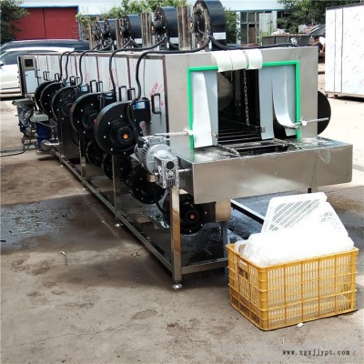 義康牌XKJ-4000型 風(fēng)干式洗筐機  塑料托盤清洗機   垃圾桶清洗機  料桶清洗機