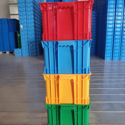 北京鼎瑞餐具周轉膠箱 /周轉箱批發(fā)/藍色加厚加蓋子塑料周轉箱儲物箱