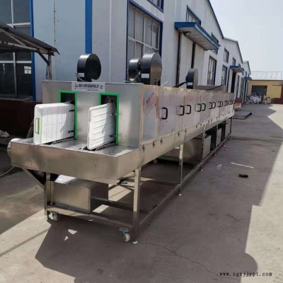 義康牌XKJ-6000型 塑料箱清洗機  食品盤子清洗機   塑料托盤清洗機  全自動洗盒機