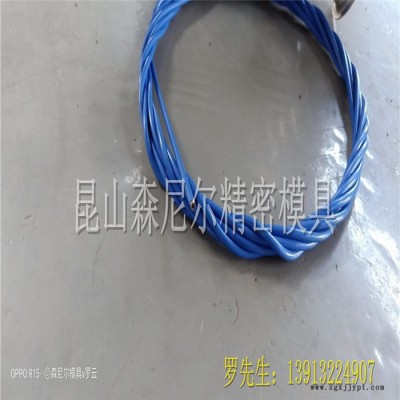 【工廠直營(yíng)】森尼爾 PEBAX彈簧包覆管擠出模具 鋼管電線鋼絲金屬軟硬膠包覆類擠出模具加工定制 模具來圖加工