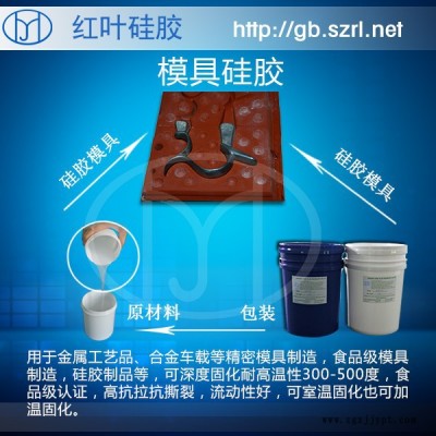 供應(yīng)紅葉HY-642樹脂鉆高透明模具硅膠