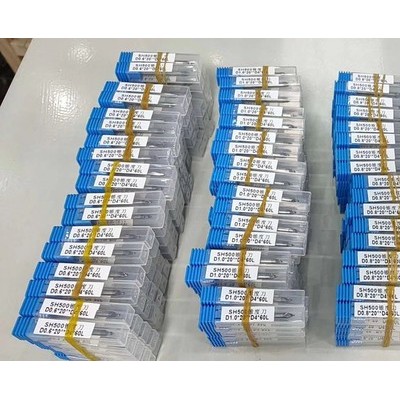 口罩滾軸專用高硬合金銑刀、**機專用整體合金鉆頭、罩熔噴布模具專用鎢鋼鉆頭、非標斜度銑刀、熔噴孔加工高光鉆頭