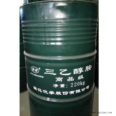 三乙醇胺工業(yè)氣體凈化劑、纖維處理劑、防腐添加劑、增塑劑、保濕劑、螯合劑、橡膠硫化促進(jìn)劑、照相顯影液添加劑