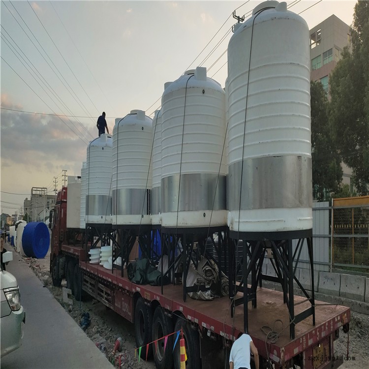 定做30噸民用錐底容器 定制工業(yè)超純水尖底水塔 批發(fā)錐形化工級原料儲罐