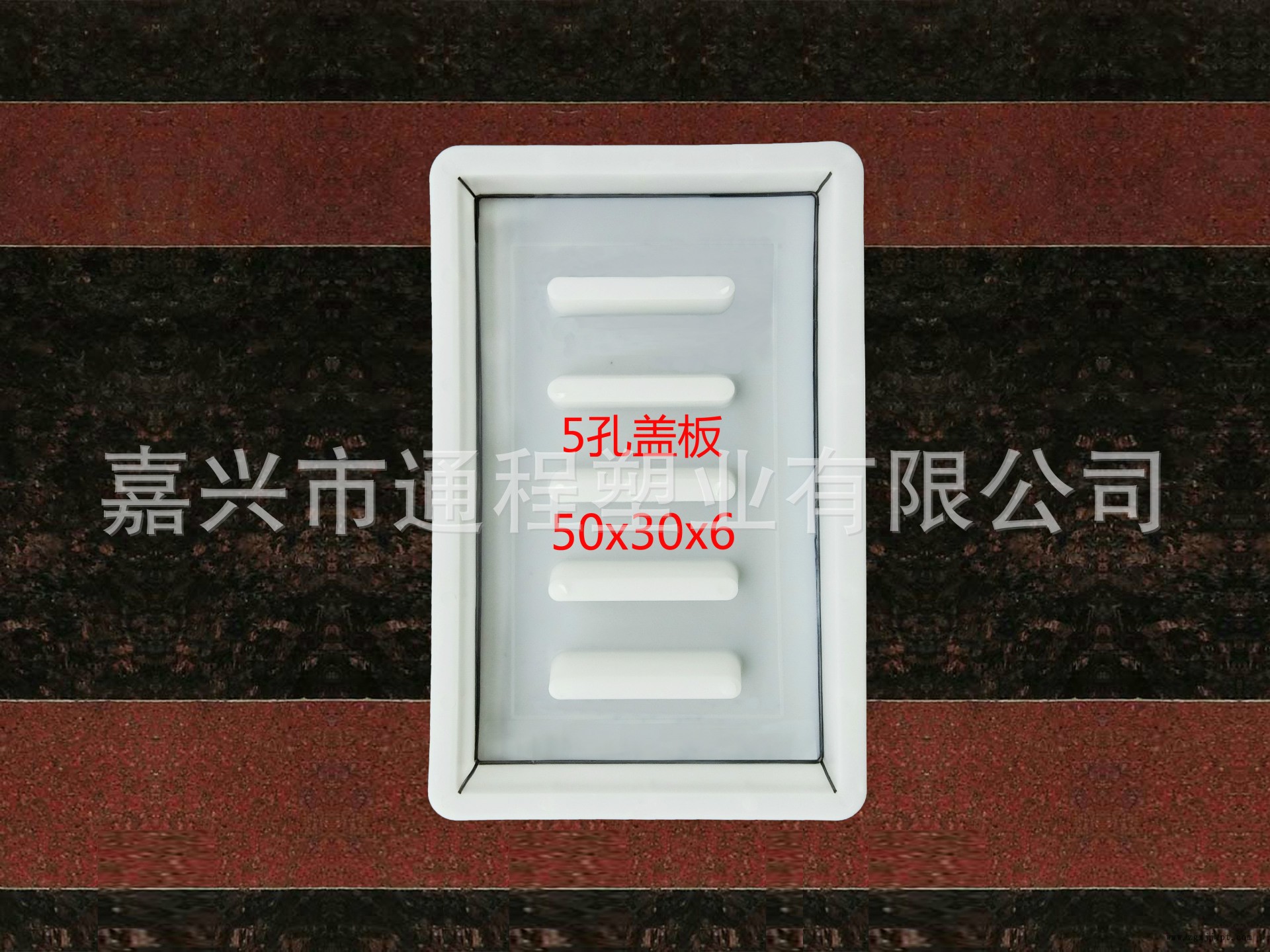 5孔蓋板:50<i></i>x30x6