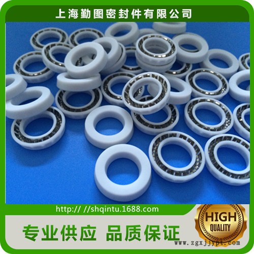 聚四氟乙烯油封 優(yōu)質四氟彈簧蓄能密封圈 油缸泛塞封密封圈