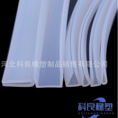 廠家直銷U型透明橡膠包邊條密封條玻璃桌子防撞包邊防護橡膠條