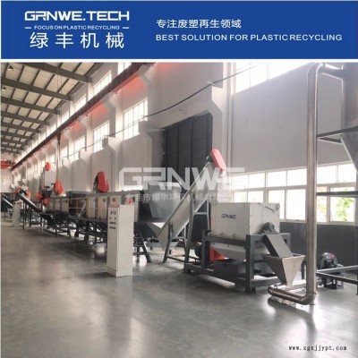 壓縮膠水桶分選分離機(jī)器 鐵箍塑料桶自動化回收生產(chǎn)線