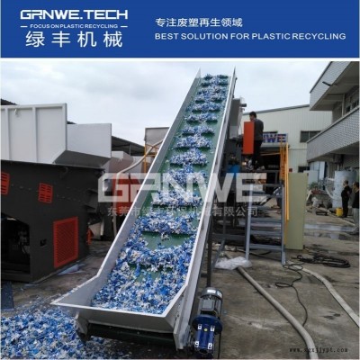 HDPE鐵箍塑料桶分選分離機(jī)器 油墨化工桶自動(dòng)化回收生產(chǎn)線