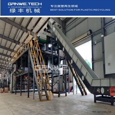 壽司塑料盒清洗線 塑料打包盒回收處理機(jī)器 透明餐盒破碎清洗設(shè)備