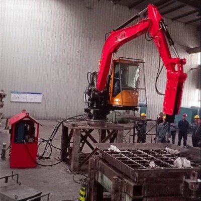 采石場砂石骨料廠破碎機(jī)械手