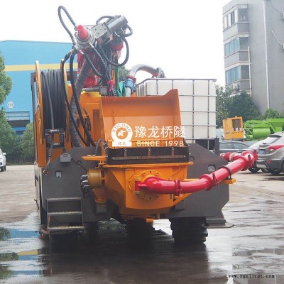 車載機械手濕噴車回彈率低 粉塵濃度低