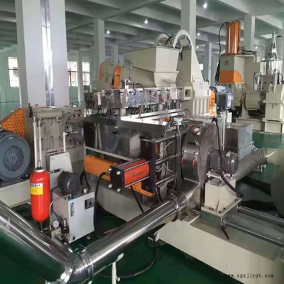 110升密煉機(jī)+78/180桿雙 階低煙無囟電纜料造粒機(jī)
