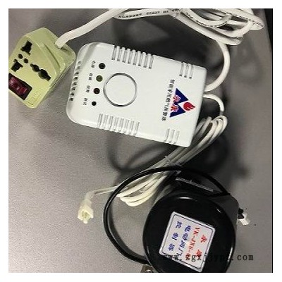 三聯(lián)動(dòng)家用燃?xì)鈭?bào)警器，連接機(jī)械手電磁閥排風(fēng)扇