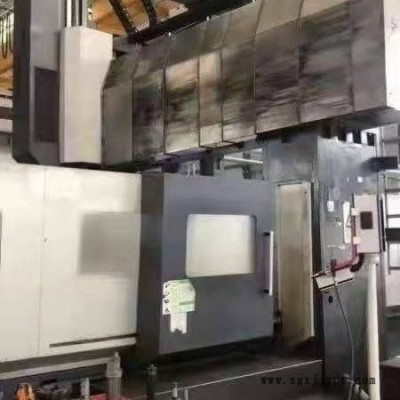 售/紐威產數(shù)控龍門鏜銑床，工作臺2.5米x 6米、龍門過3.2米帶刀庫機械手，西門子系統(tǒng)全閉環(huán)。