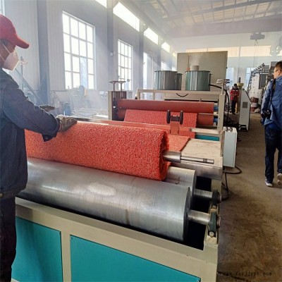 PVC防滑絲圈汽車腳墊生產(chǎn)線-特恩特-汽車腳墊