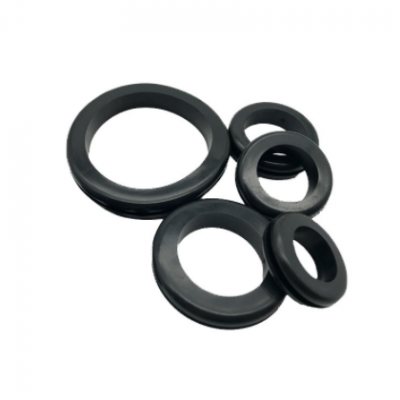 橡膠護(hù)線(xiàn)圈 黑色硅膠防水護(hù)線(xiàn)套雙面過(guò)線(xiàn)圈出線(xiàn)環(huán) 防塵圈保護(hù)套