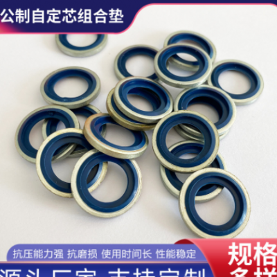 304不銹鋼鍍白鋅密封平墊圈非標(biāo)加厚O型橡膠組合密封墊片廠家批發(fā)