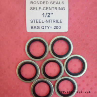 廠(chǎng)家批發(fā)公制英制液壓自定芯鍍鋅組合墊密封圈 及 公制英制擋圈。