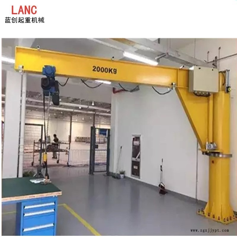 廠家直銷可定制2t電動定柱式懸臂吊無線遙控輕小型單臂吊機(jī)室內(nèi)吊裝搬運(yùn)獨(dú)臂吊示例圖1